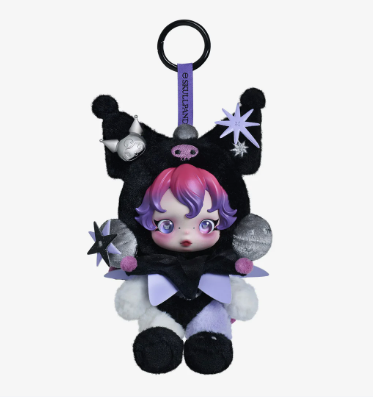 Popmart - Skullpanda x Sanrio Kuromi Plushie