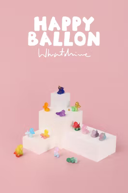 Whats His Name x Bluepiper - Happy Balloon Dog Figures