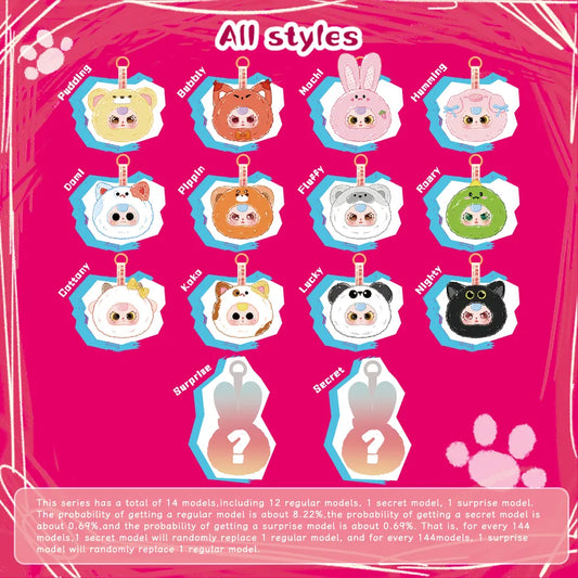BabyThree - Tiny Animal Plushies